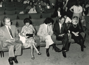 1982 Musicarchitettura '82 - Autorità all'Auditorium - Inaugurazione Festival - Gruppo A miscellanee ann NN inv 1535 vol 8.tif