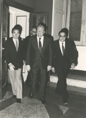 1984_07_04 Musicarchitettura RDT '84 - Visita del ministro Hoffmann al sindaco De Rubeis ann NN inv 2061 vol 12.tif