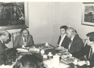 1984_07_04 Musicarchitettura RDT '84 - Visita del ministro Hoffmann al sindaco De Rubeis ann NN inv 2067 vol 12.tif