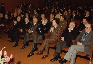 1985_03_13 Conferimento Laurea Honoris Causa al Maestro Goffredo Petrassi - Aula Magna dell'Università degli Studi dell'Aquila ann NN inv 2248 vol 13.tif