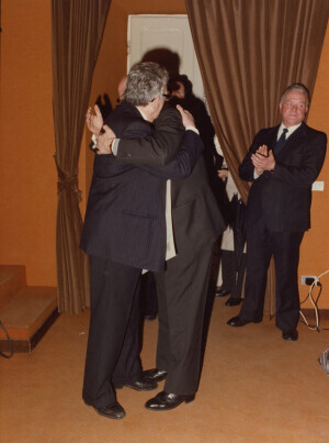 1985_03_13 Conferimento Laurea Honoris Causa al Maestro Goffredo Petrassi - Aula Magna dell'Università degli Studi dell'Aquila ann NN inv 2259 vol 13.tif