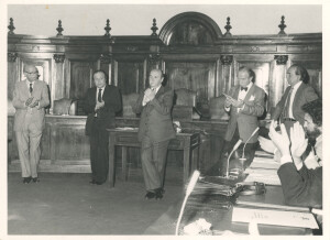 1982 Musicarchitettura '82 - La presentazione al Sindaco di una compagnia di ballo del Canada - Gruppo E miscellanee ann NN inv 1558 vol 8.tif