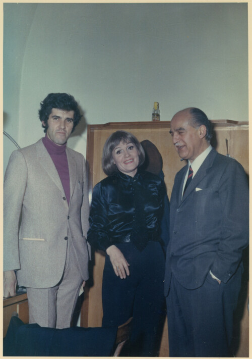 1971_04_04 Gisela May con Carloni e Verna